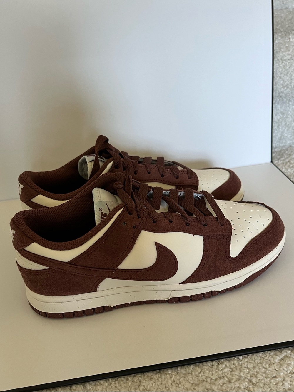 Nike Women’s Dunk Low Sneakers - Dark Brown & Cream